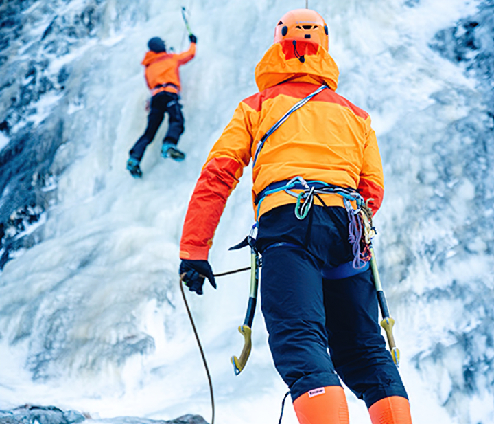 Ice climbing